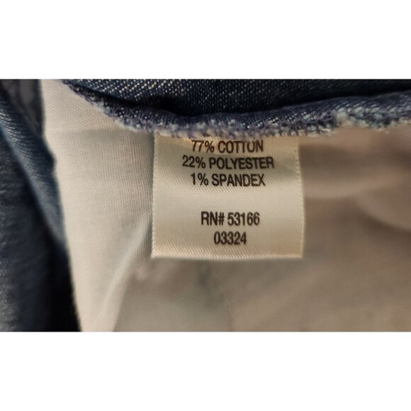 NWT CJ Banks Stretch Mid Rise Classic Fit Jeans 30W Petite 50x28 Blue NEW - Picture 11 of 11